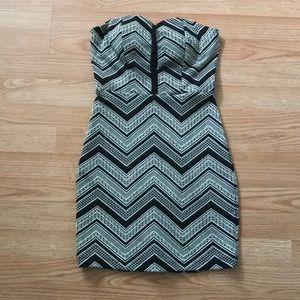 Windsor Black and Cream Dress